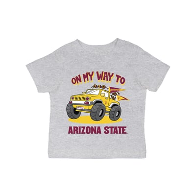 Arizona State Sun Devils Vive La Fete Infant On My Way T-Shirt - Gray