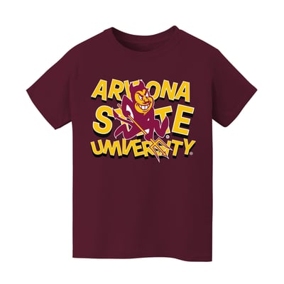 Arizona State Sun Devils Vive La Fete Infant Mascot & Name T-Shirt - Maroon