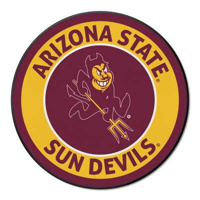 Arizona State Sun Devils Logo Brands 27" Diameter Roundel Mat