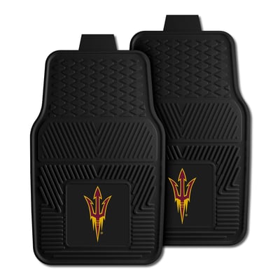 Arizona State Sun Devils Logo Brands Two-Piece Vinyl Car Mat Set