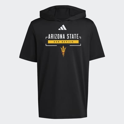 Arizona State Sun Devils adidas D4T Hooded T-Shirt - Black