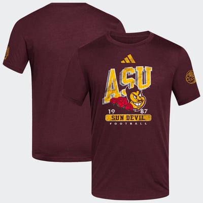  Arizona State Sun Devils adidas Roses & Devils T-Shirt - Black