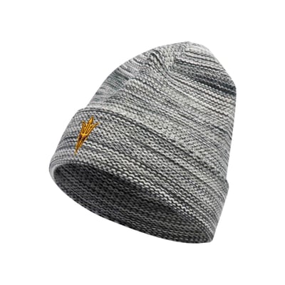 Arizona State Sun Devils adidas Marled Cuffed Knit Hat - Gray