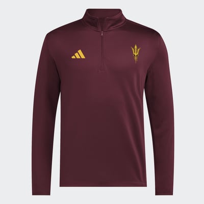 Arizona State Sun Devils adidas 2026 Sideline Ultimate 365 Woven Quarter-Zip Pullover - Maroon