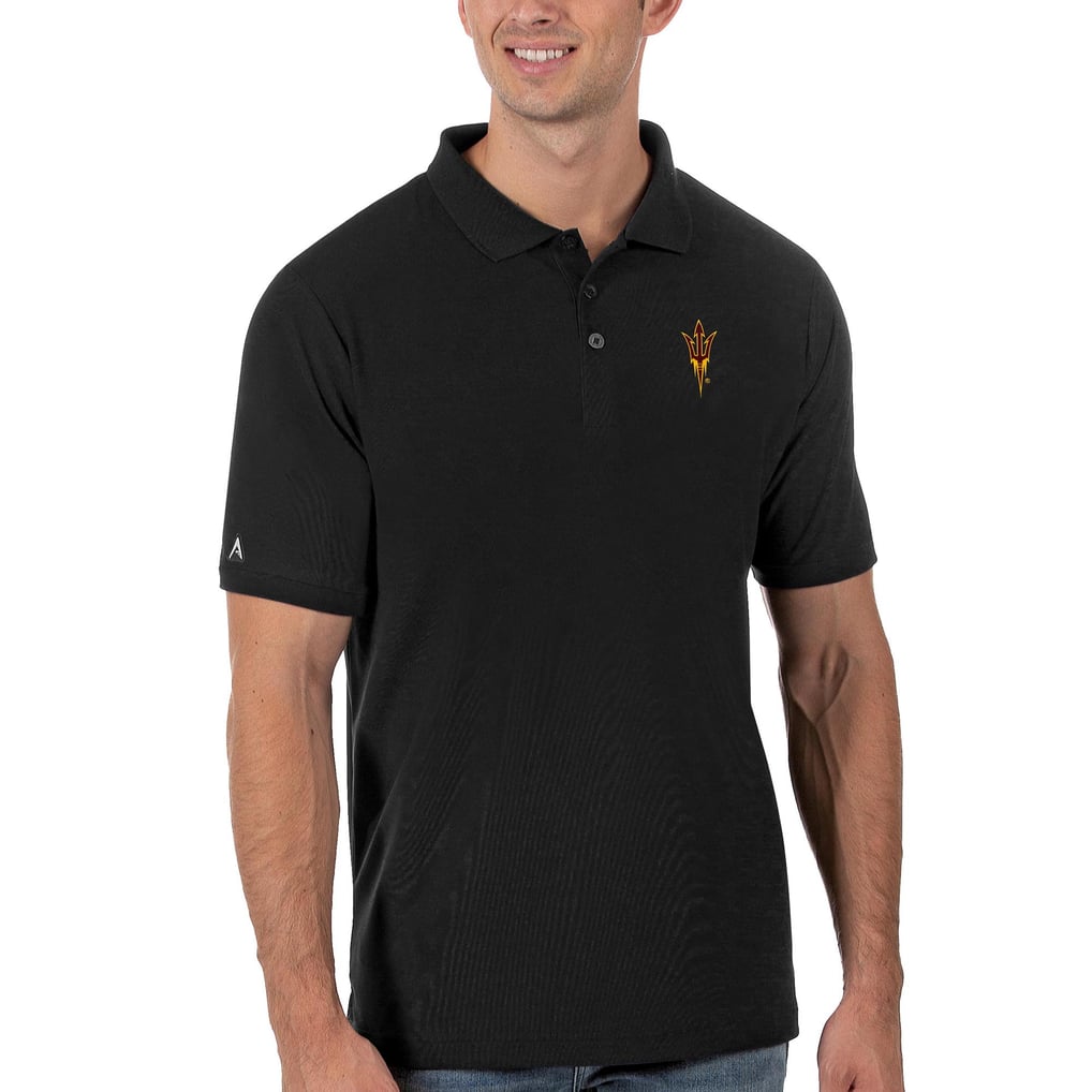Arizona State Sun Devils Antigua Legacy Pique Polo - Black