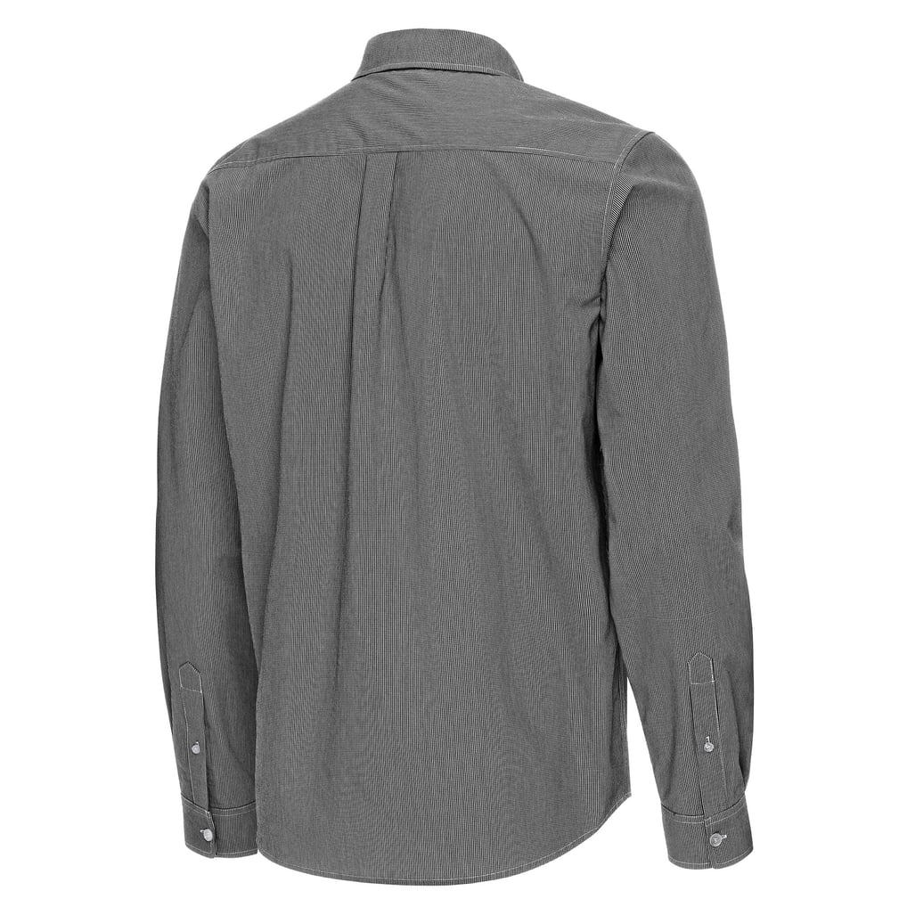 Arizona State Sun Devils Antigua Porter Woven Tri-Blend Long Sleeve Button-Down Shirt - Black