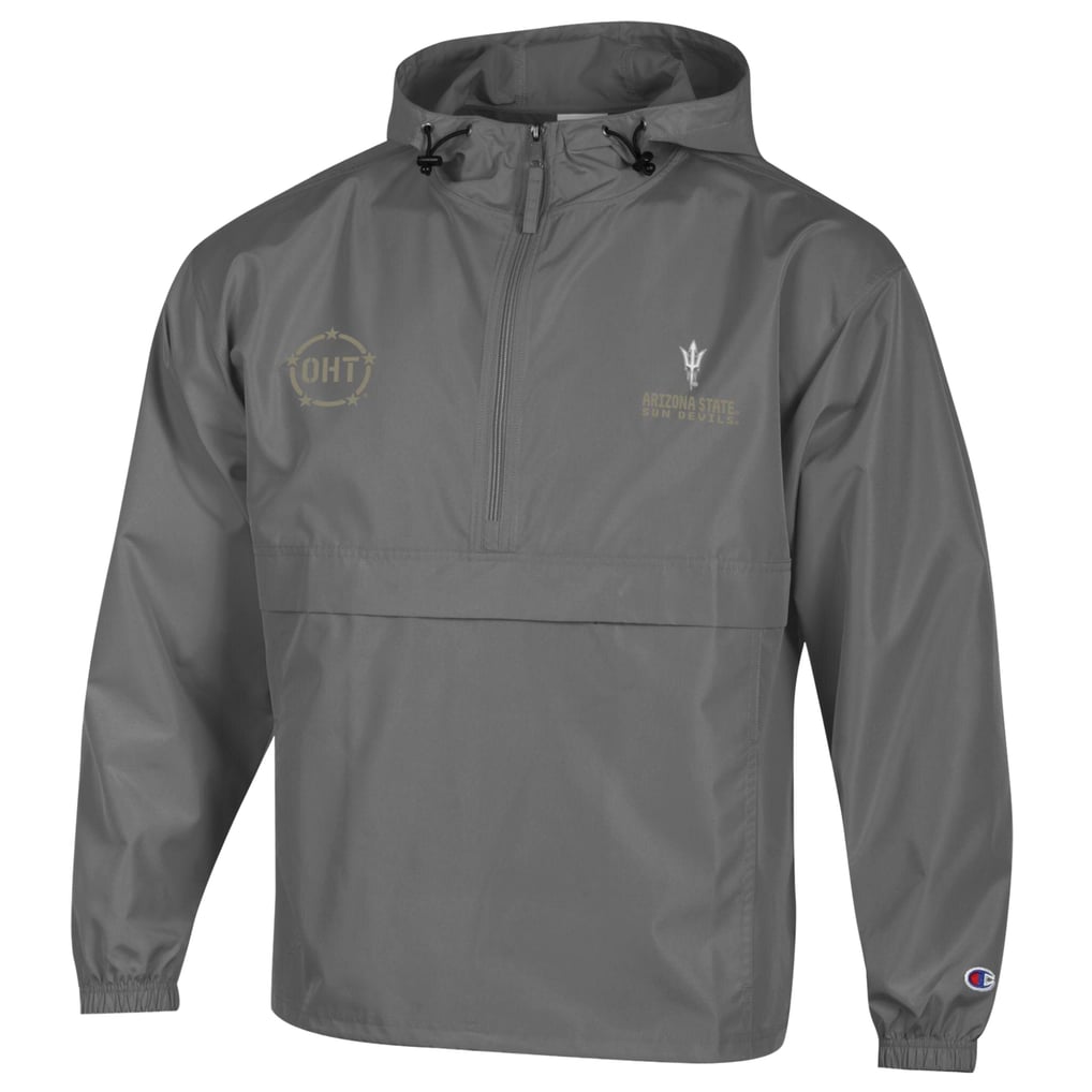 Arizona State Sun Devils Champion OHT Flag Packable Jacket - Graphite