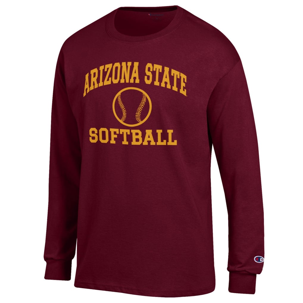 Arizona State Sun Devils Champion Softball Icon Long Sleeve T-Shirt - Maroon