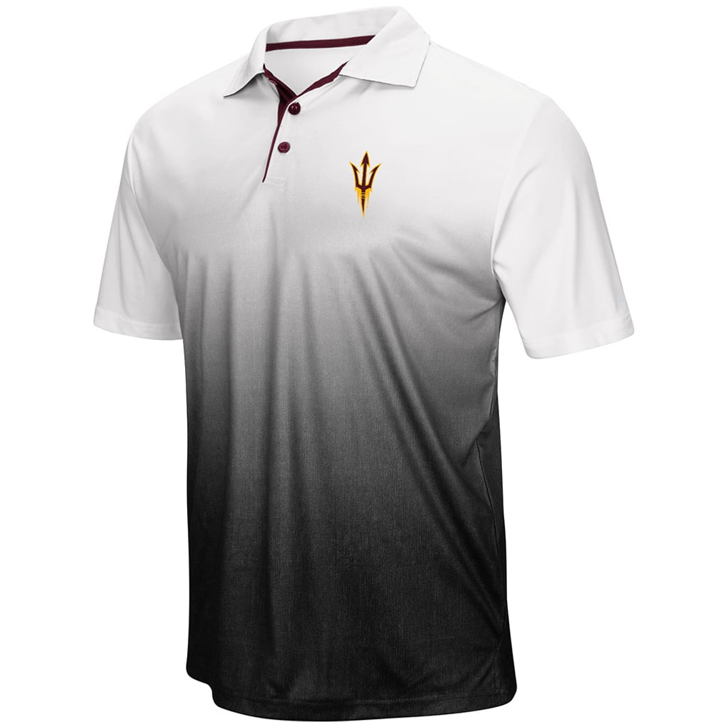 Arizona State Sun Devils Colosseum Magic Team Logo Polo - Heathered Gray