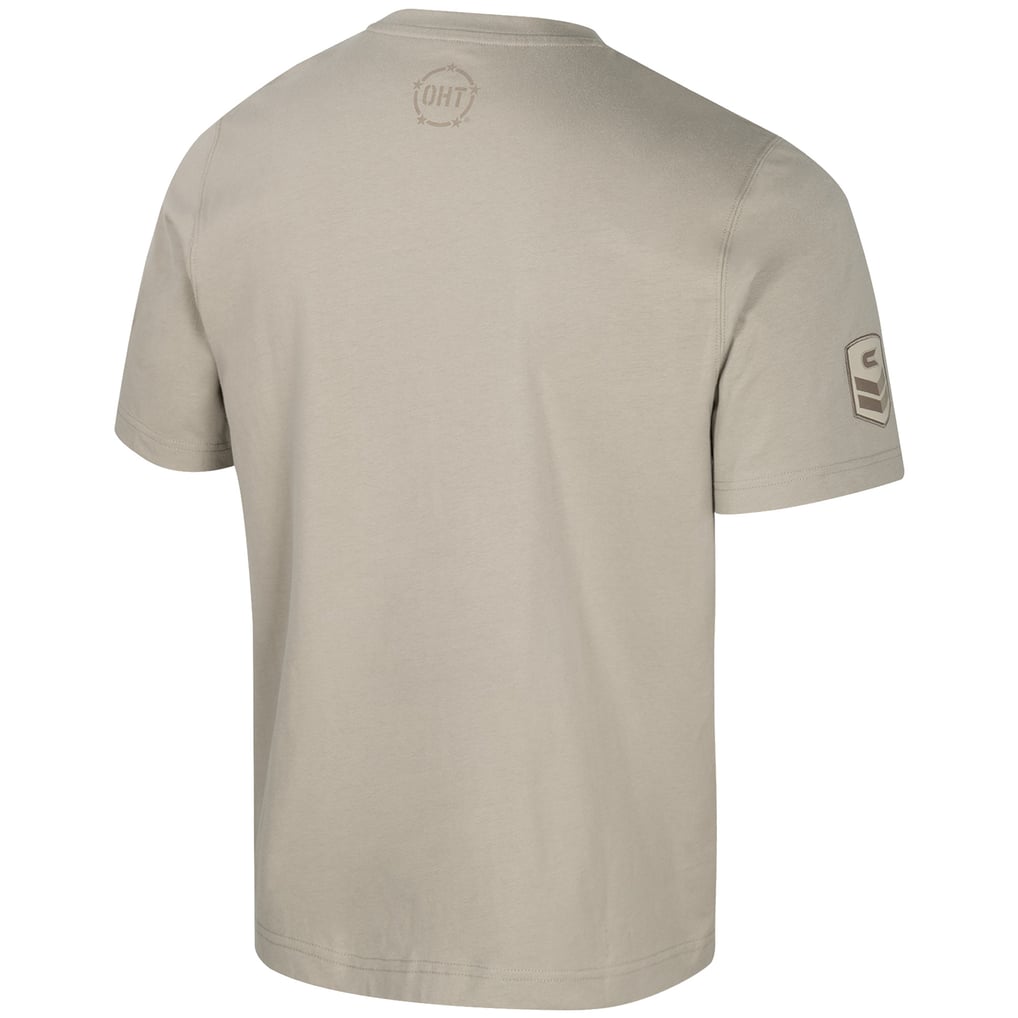  Arizona State Sun Devils Colosseum Operation Hat Trick Dune Flag T-Shirt - Oatmeal