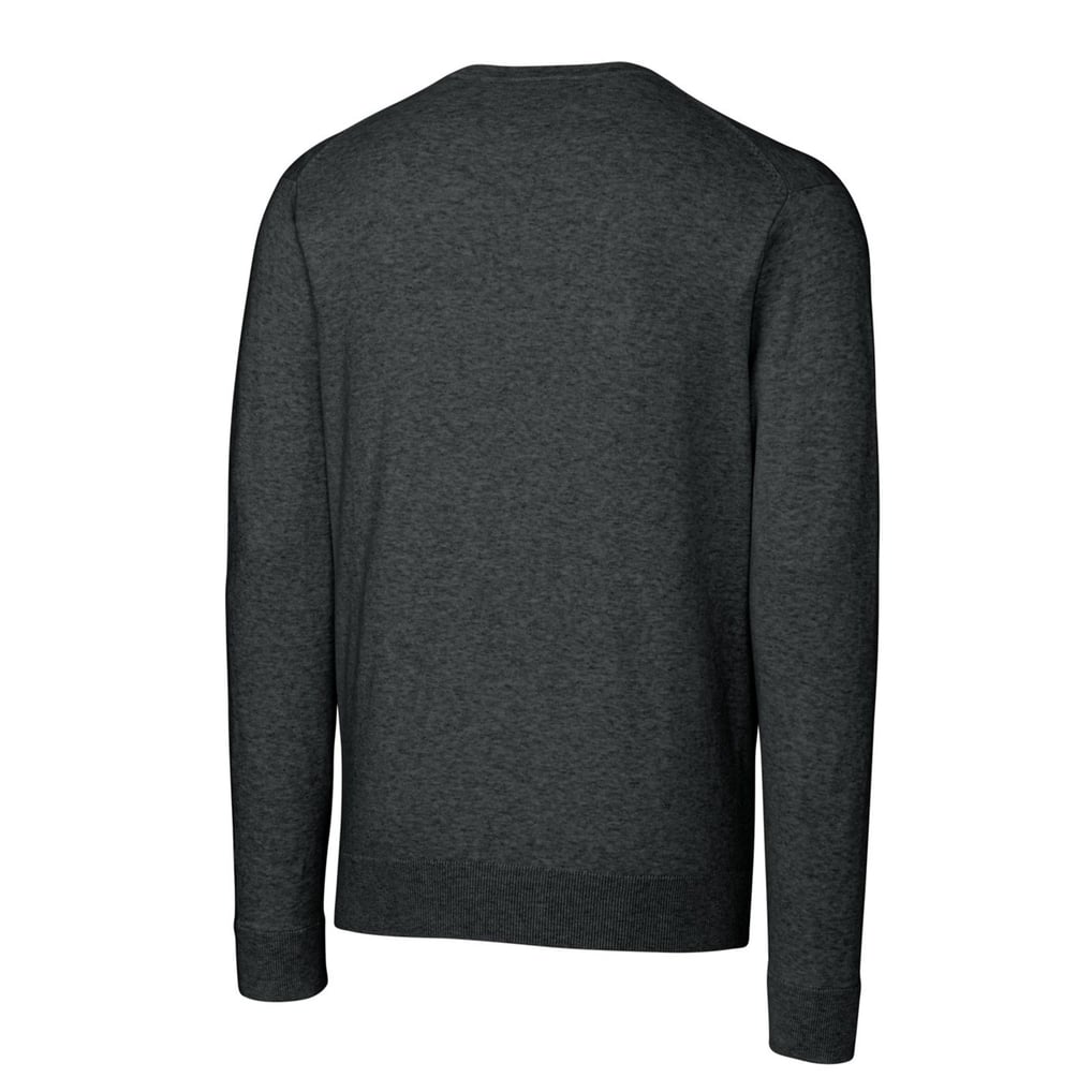 Arizona State Sun Devils Cutter & Buck Lakemont Tri-Blend Big & Tall V-Neck Pullover Sweater - Heather Charcoal