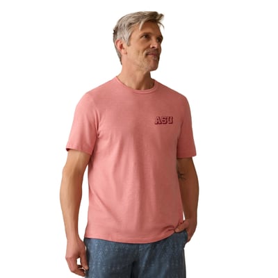 Arizona State Sun Devils FAHERTY Sunwashed T-Shirt - Coral