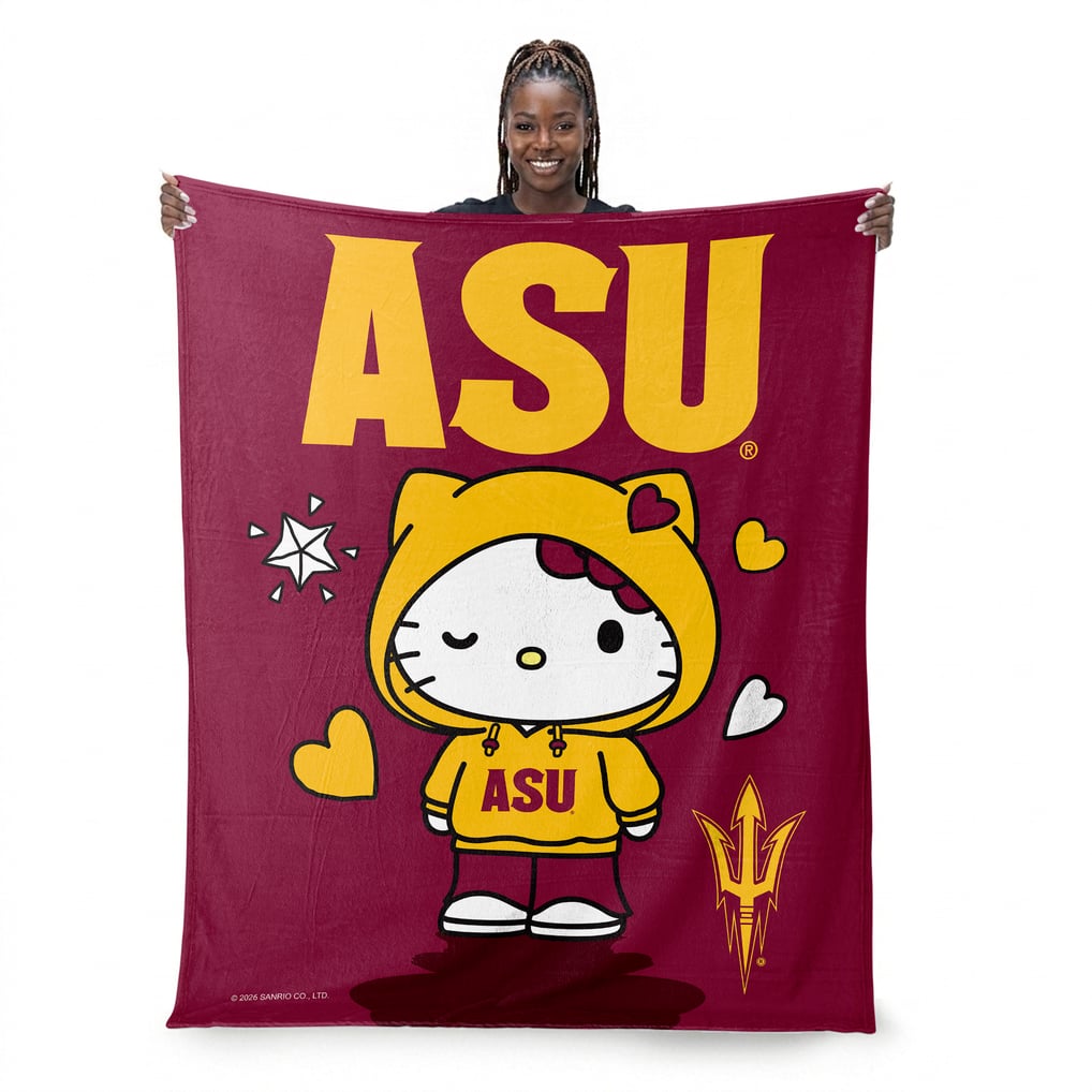 Arizona State Sun Devils The Northwest Group Hello Kitty 46" x 60" Silk Touch Throw Blanket