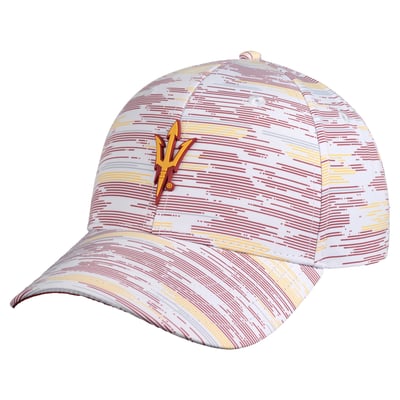 Arizona State Sun Devils Ahead Unisex The Zone Adjustable Hat - Maroon/Gold
