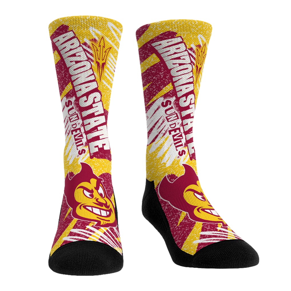 Arizona State Sun Devils Rock Em Unisex Two-Piece Team Blast Crew Socks Set