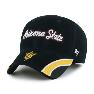 Arizona State Sun Devils '47 Women's Velvet Denim Script MVP Adjustable Hat - Black
