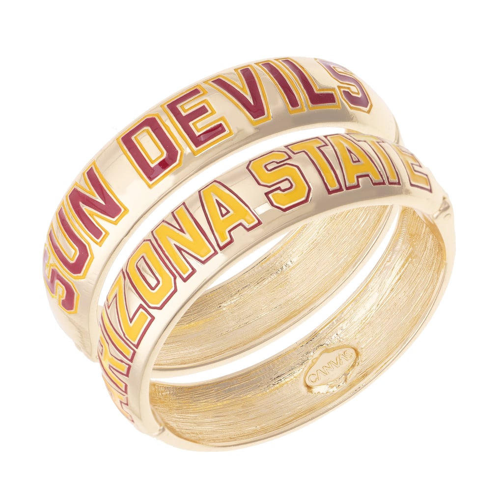 Arizona State Sun Devils CANVAS Style Women's Chunky Hinge Bangle Two-Piece Set