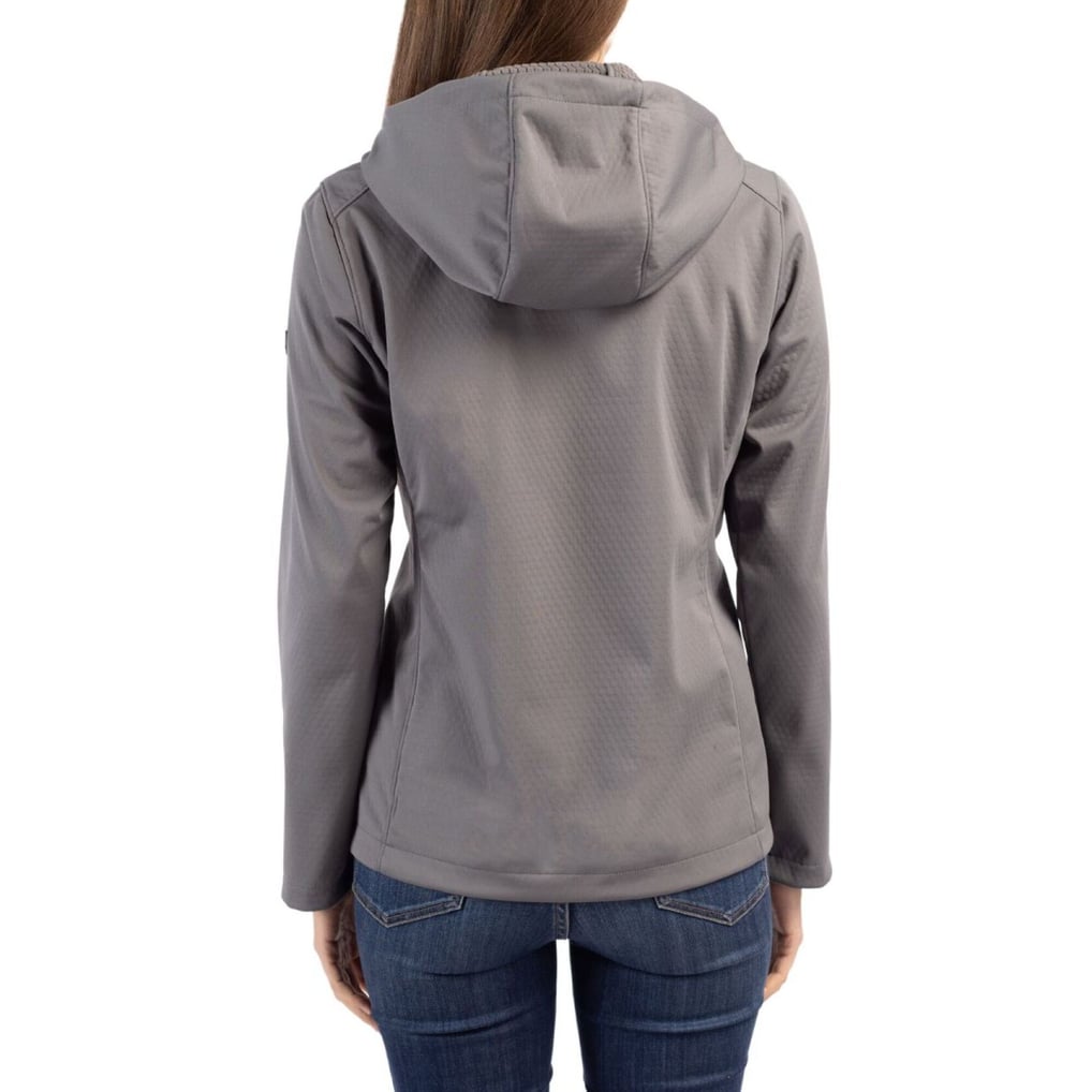 Arizona State Sun Devils Cutter & Buck Women's Evoke Softshell Recycled Full-Zip Jacket - Gray