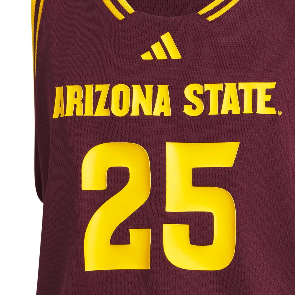 #25 Arizona State Sun Devils adidas Youth Replica Swingman Jersey - Maroon