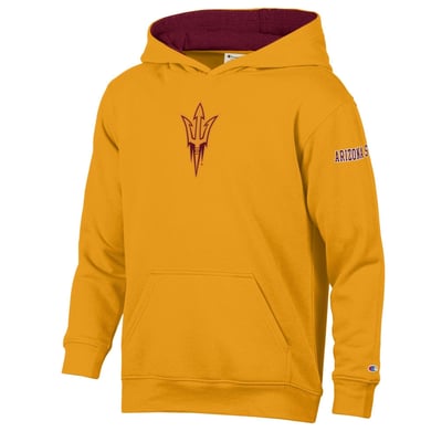  Arizona State Sun Devils Champion Youth Fleece Hoodie - Gold