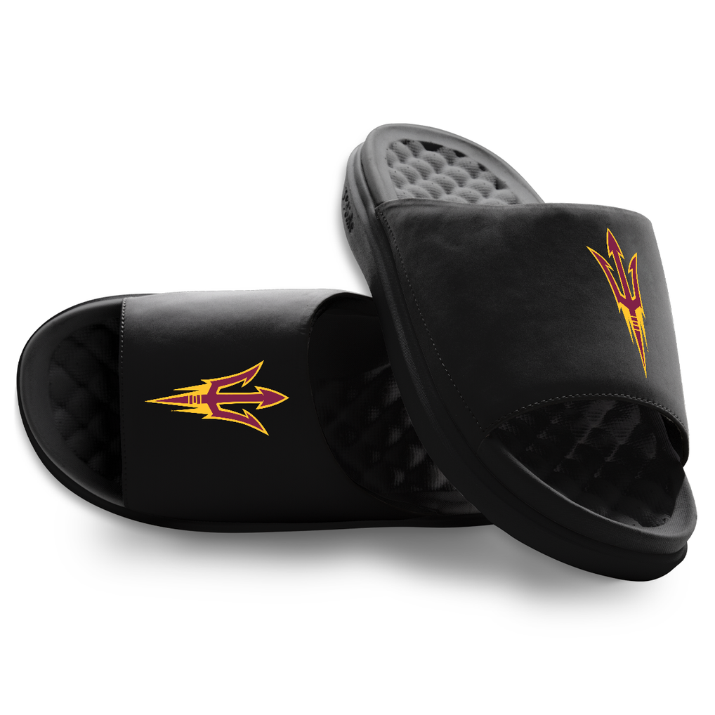 Arizona State Sun Devils ISlide Youth Primary Motive Slide Sandals - Black