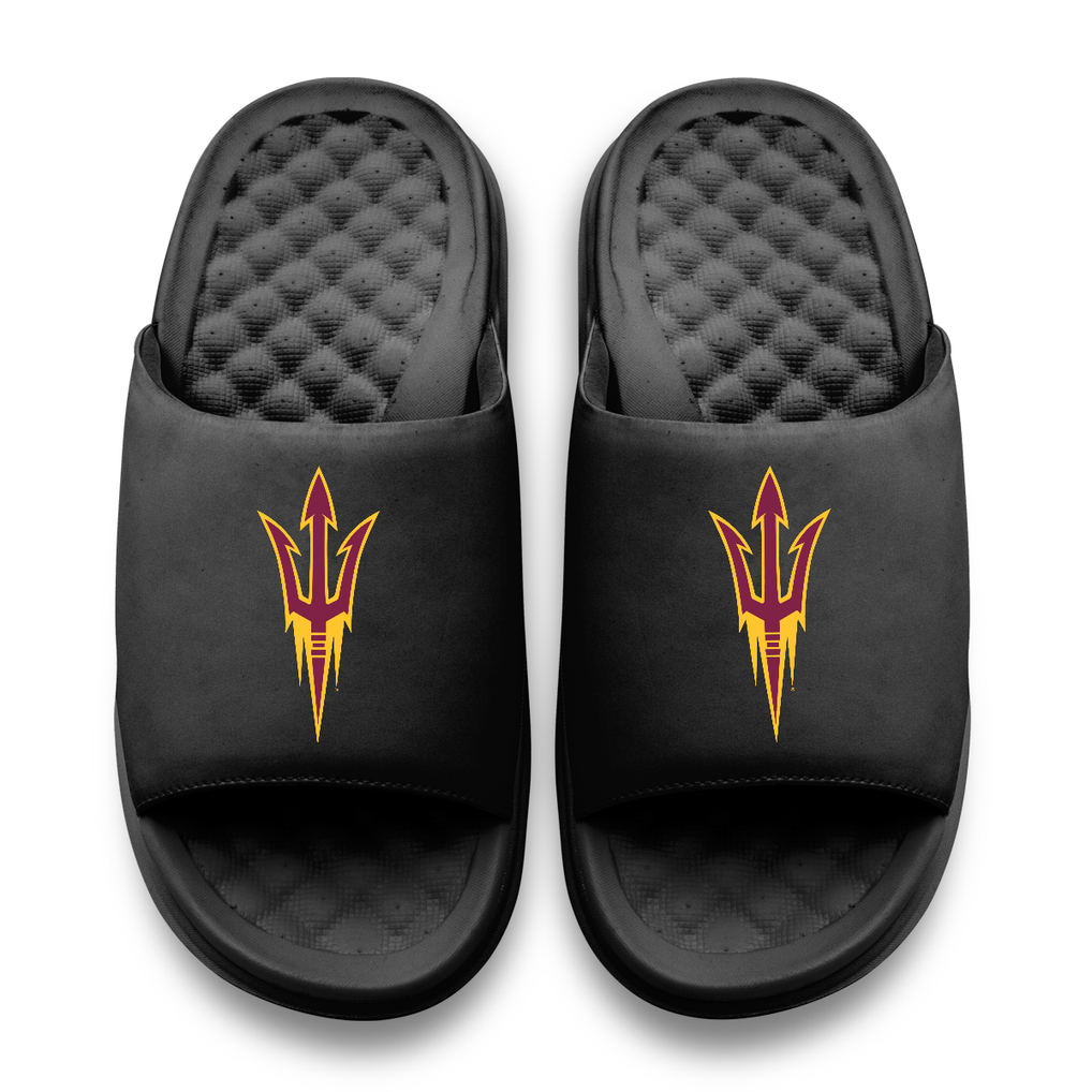 Arizona State Sun Devils ISlide Youth Primary Motive Slide Sandals - Black