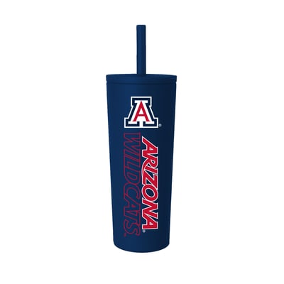 Arizona Wildcats 24oz. No Spill Straw Tumbler