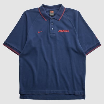 Arizona Wildcats Nike 2000s Polo - Navy - M by Fanatics Real Vintage
