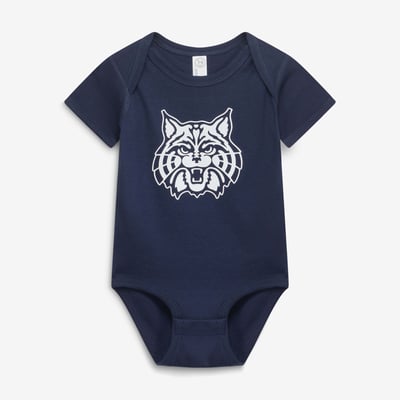Arizona Wildcats Two Feet Ahead Infant Big Logo Bodysuit - Navy
