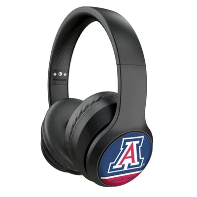 Arizona Wildcats Keyscaper Personalized Endzone Solid Wireless Bluetooth Headphones With Case
