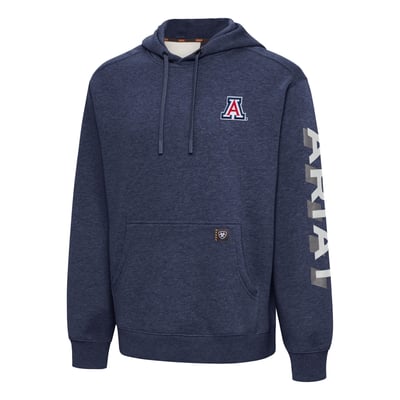  Arizona Wildcats Ariat Rebar Lightweight Logo Hoodie - Navy