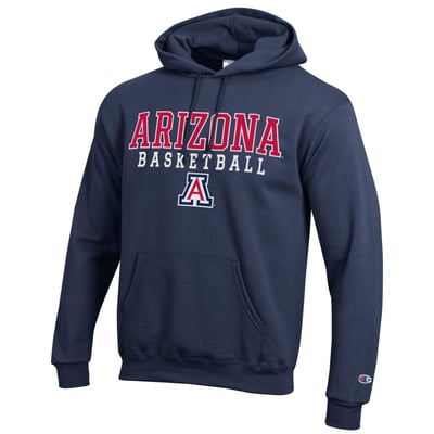 Arizona Wildcats Champion Basketball Icon Hoodie - Navy