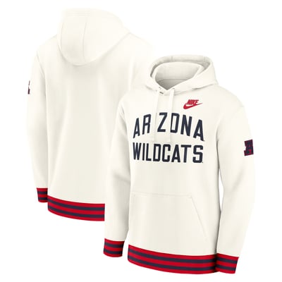  Arizona Wildcats Nike Legacy Retro Pullover Hoodie - Cream