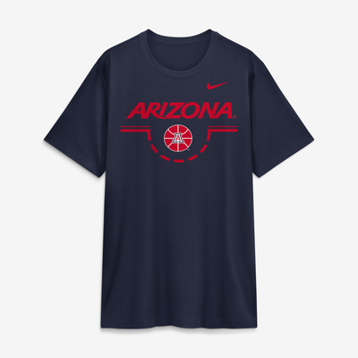  Arizona Wildcats Nike Courtside Legend T-Shirt - Navy