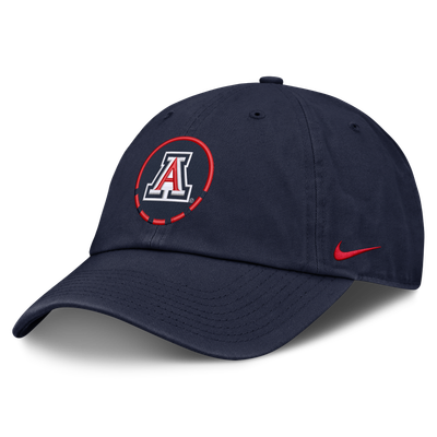 Arizona Wildcats Nike Primetime Basketball Club Adjustable Hat - Navy