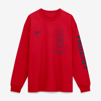  Arizona Wildcats Nike Max 90 Legacy Multi Graphic Long Sleeve T-Shirt - Red