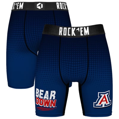  Arizona Wildcats Rock Em Slogan Boxer Briefs - Blue