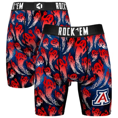 Arizona Wildcats Rock Em Socks Ghost Fade Boxer Briefs