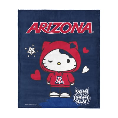 Arizona Wildcats The Northwest Group Hello Kitty 46" x 60" Silk Touch Throw Blanket