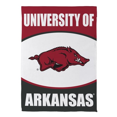  Arkansas Razorbacks 12.5" x 28" Scoped Logo Double-Sided Suede Garden Flag