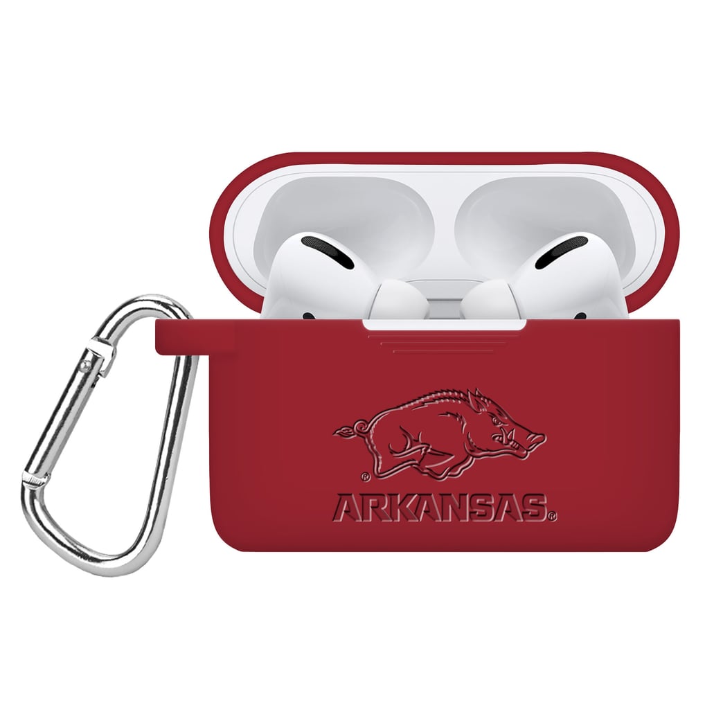 Arkansas Razorbacks Affinity Bands Debossed Silicone Airpods Pro Case Cover
