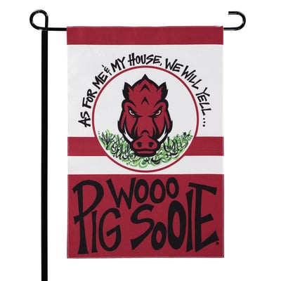 Arkansas Razorbacks 12" x 18" Double-Sided Garden Flag