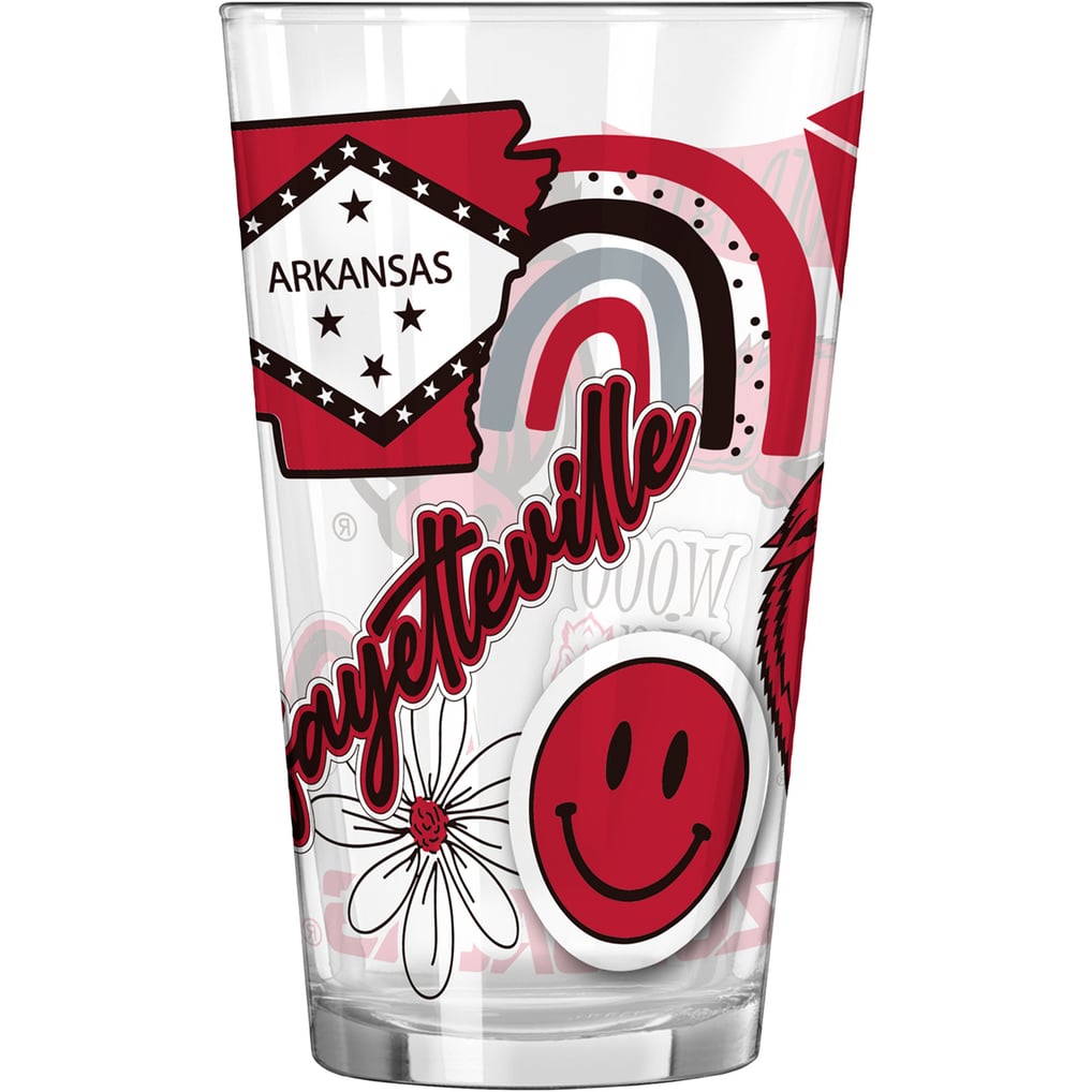 Arkansas Razorbacks 16oz. Native Pint Glass