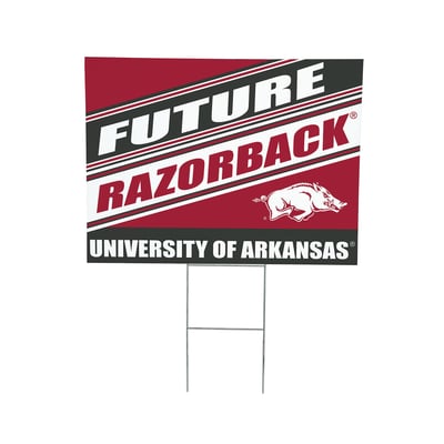 Arkansas Razorbacks 18" x 24" Future Student Outdoor Yard Sign
