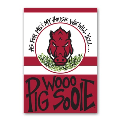 Arkansas Razorbacks 28" x 40" Double-Sided House Flag