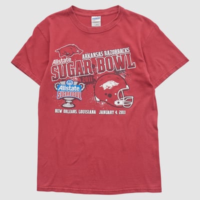 Arkansas Razorbacks Gildan 2011 T-shirt - Red - S by Fanatics Real Vintage
