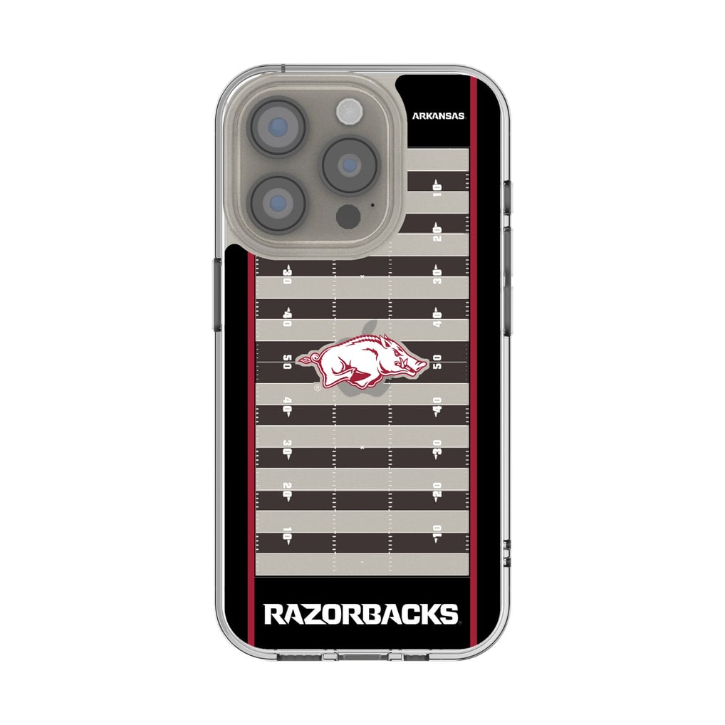 Arkansas Razorbacks iPhone Clear Football Field Design Case