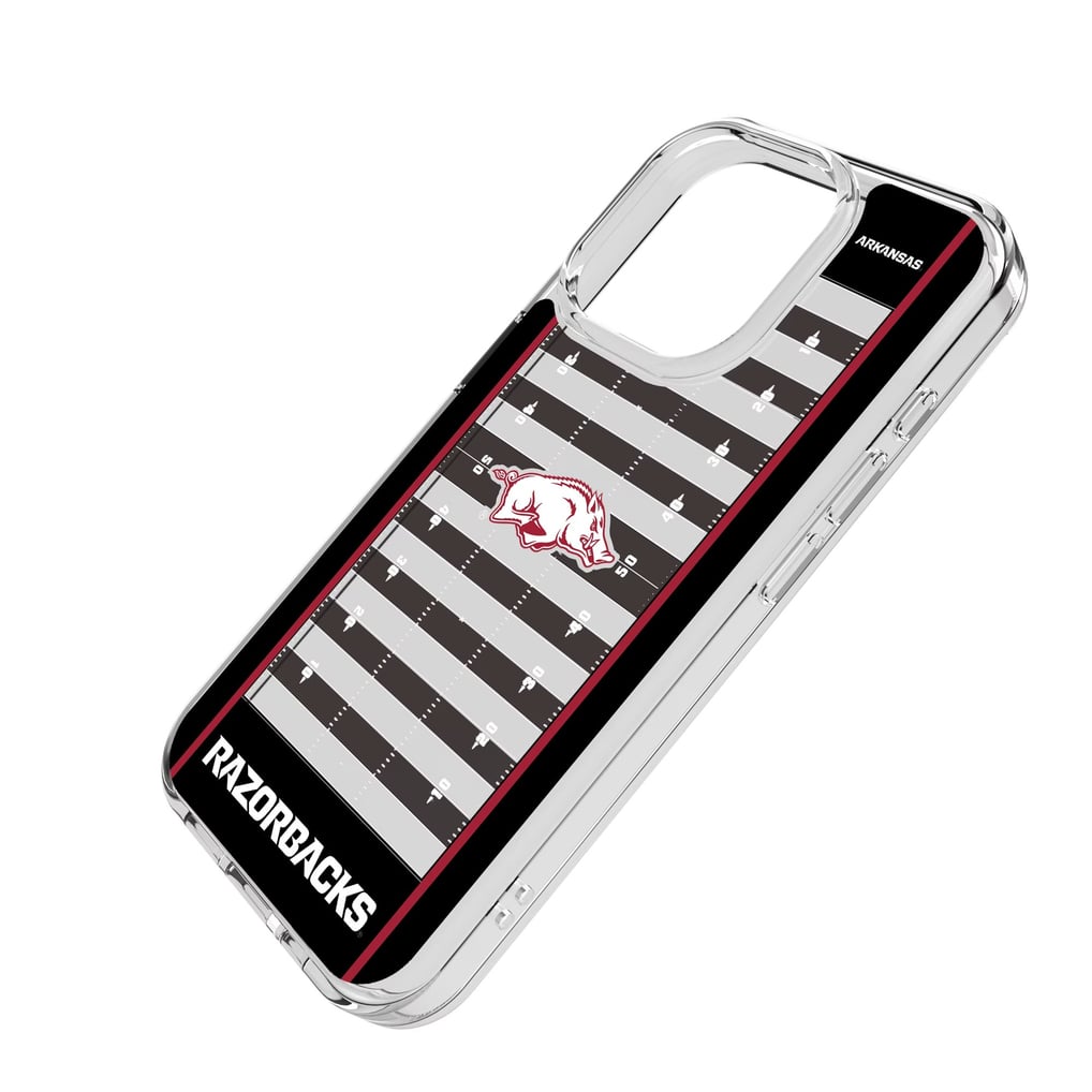 Arkansas Razorbacks iPhone Clear Football Field Design Case