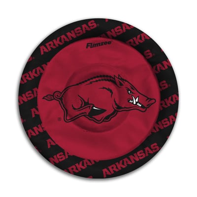 Arkansas Razorbacks Fanpoint Flimzee Bean Bag Flying Disc