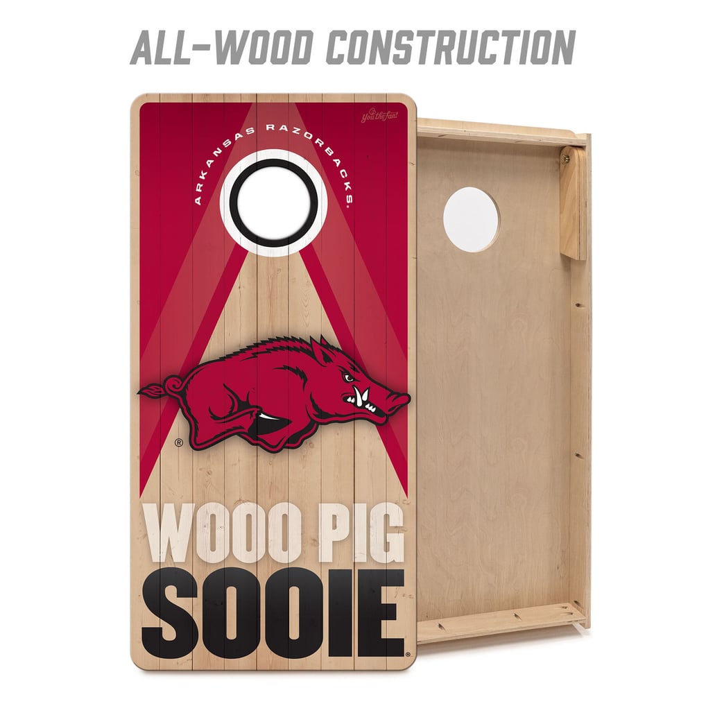 IDNA Arkansas Razorbacks 2' x 4' Slogan Series Cornhole Game with Bags